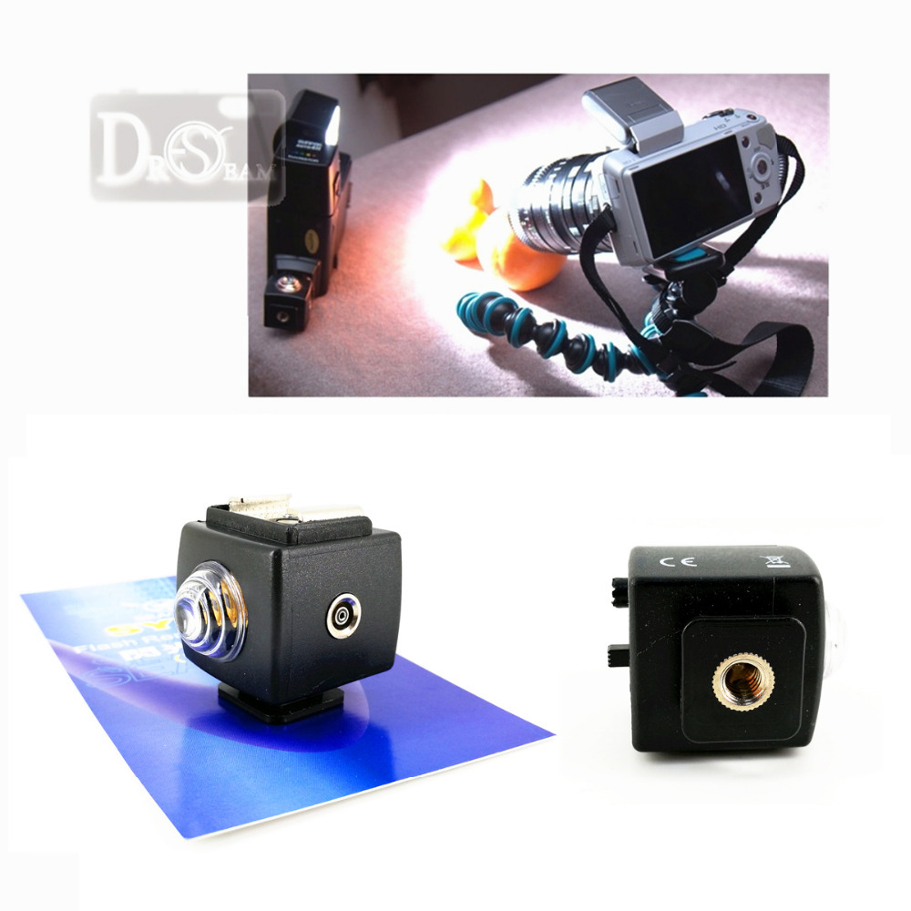 SEAGULL SYK-5 Wireless Remote Hot shoe Flash Slave Trigger Synchronizer Controller with PC Socket For Canon Nikon Sony Pentax