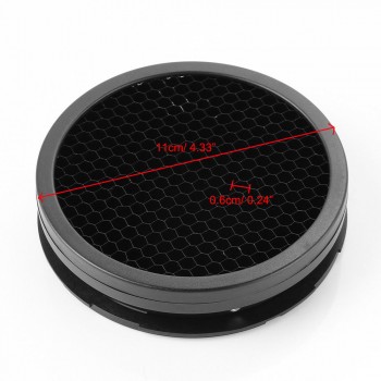 K9 CA-SGU Universal Mount Flash Adapter with SGA-CHC1010-3 HoneyComb Grid for Canon Nikon YongNuo Speedlite