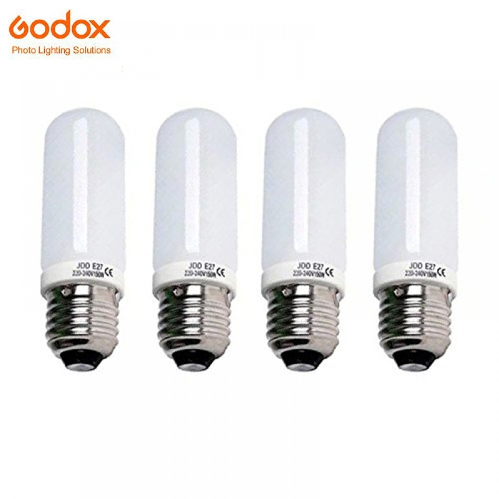 Godox Modeling Lamp Bulb 220V-240V 4X E27 150W 230V JDD Light Tube Studio Strobe Photography Flash