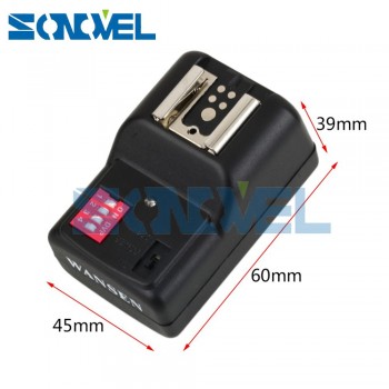 WanSen PT-16GY 16 Channels Wireless Flash Trigger Transmitter SET with 4 Receivers for Canon Nikon Pentax Olympus Yongnuo Sigma