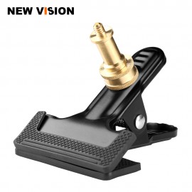 1/4 Photo Studio Background Clamp with Backdrop Clip Speedlite Flash Clip Photography Accessories