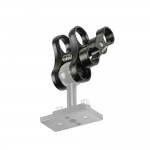 MINIFOCUS Dual Holes 1 Ball Clamp Mount for Diving Underwater photography Camera Housing Arm Video Light flashlight arms system