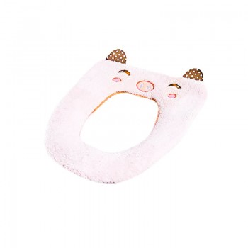 2018 Bathroom Accessories Home amp; Living Fashion Toilet Seat Cover Mat Warm Cartoon Animal Shape Washable Bathroom