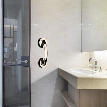 2018 Bathroom Accessories Home amp; Living Bath Safety Handle Suction Cup Handrail Grab Bathroom Grip Tub Shower Bar Rail