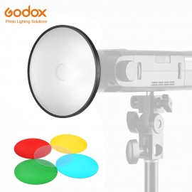 Godox AD-M Standard Reflector Cover with 5 Color Filter Gels for Godox AD200 AD360 AD360II AD180