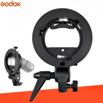 Godox S-Type Bracket Bowens S Mount Holder for Speedlite Flash Snoot Softbox Beauty Dish Honeycomb