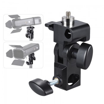 Godox AD-E Flash Speedlite Holder with 1/4 Screw On The Top to Hold Godox AD200 TTL 2.4G HSS 1/8000s Pocket Flash Light
