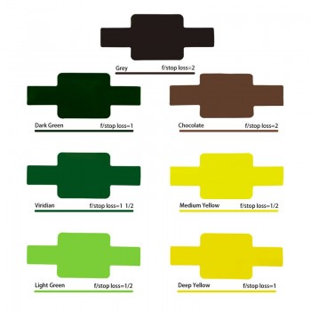 DOITOP 20 Color Photographic Color Gels Filter Card Lighting Diffuser Flash Speedlite for Canon Nikon Olympus Pentax DSLR