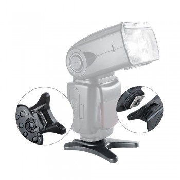 GAQOU Flash Stand Speedlite Stand Camera Hot Shoe Flash Stand with 1/4 Metal Tripod Thread for Canon Nikon Flash Speed light
