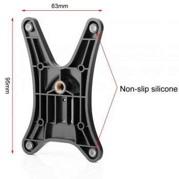 GAQOU Flash Stand Speedlite Stand Camera Hot Shoe Flash Stand with 1/4 Metal Tripod Thread for Canon Nikon Flash Speed light