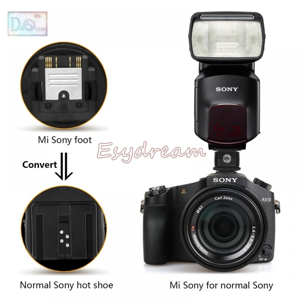Pixel TF-335 TTL Hot Shoe Adapter for Sony Universal Flash to New Multi-Interface Camera A9 A7 NEX6 A6500 A6400 A6300 A58 A77II