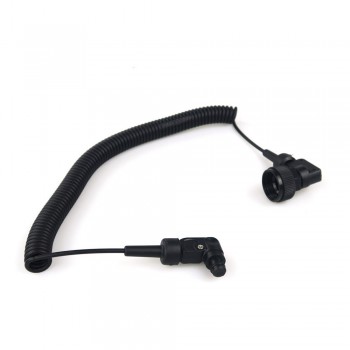 Sync Cord Optic Fiber Cable for Seafrogs Meikon Underwater Strobe 1m Female and Male Interface Diving Lighting System Accessory