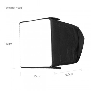 GODOX SB1010 10*10cm Softbox Universal Folding Speedlight Softbox Flash Diffuser Camera Speedlite