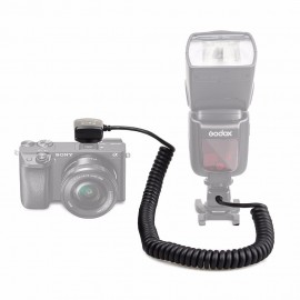 Meike MK-FA02 3M 10Ft 118 Inches TTL Flash Light Sync Cable Cord Off Camera MI Multi Interface Hot Shoe For Sony A7 Godox V860ii