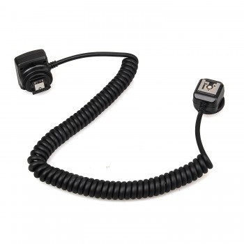Meike MK-FA02 3M 10Ft 118 Inches TTL Flash Light Sync Cable Cord Off Camera MI Multi Interface Hot Shoe For Sony A7 Godox V860ii