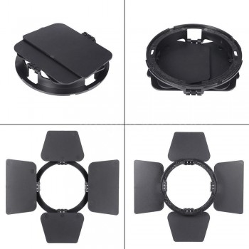 K9 Flash Accessory CA-SGU Universal Mount Flash Adapter with Barndoor SGA-BD4 for Canon Nikon YongNuo Speedlite