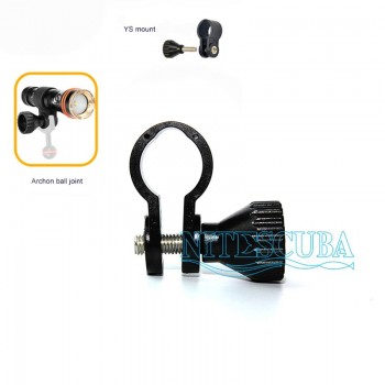 NiteScuba Diving YS adapter light clip Mount Holder Clamp for ARCHON D10U D11V spotlight Waterproof Torch Underwater Photography