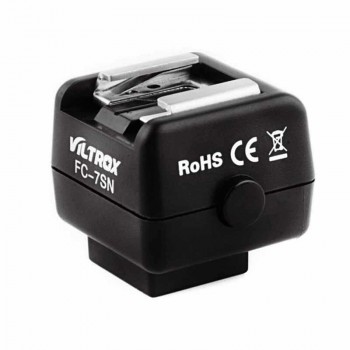 Viltrox FC-7SN Wireless Flash Hot Shoe Adapter Optical Slave Trigger PC Sync For Canon Nikon Pentax flash to Sony Minolta Camera