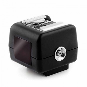 Viltrox FC-7SN Wireless Flash Hot Shoe Adapter Optical Slave Trigger PC Sync For Canon Nikon Pentax flash to Sony Minolta Camera