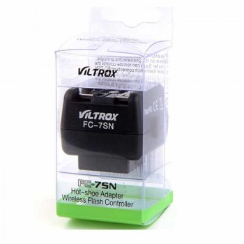 Viltrox FC-7SN Wireless Flash Hot Shoe Adapter Optical Slave Trigger PC Sync For Canon Nikon Pentax flash to Sony Minolta Camera
