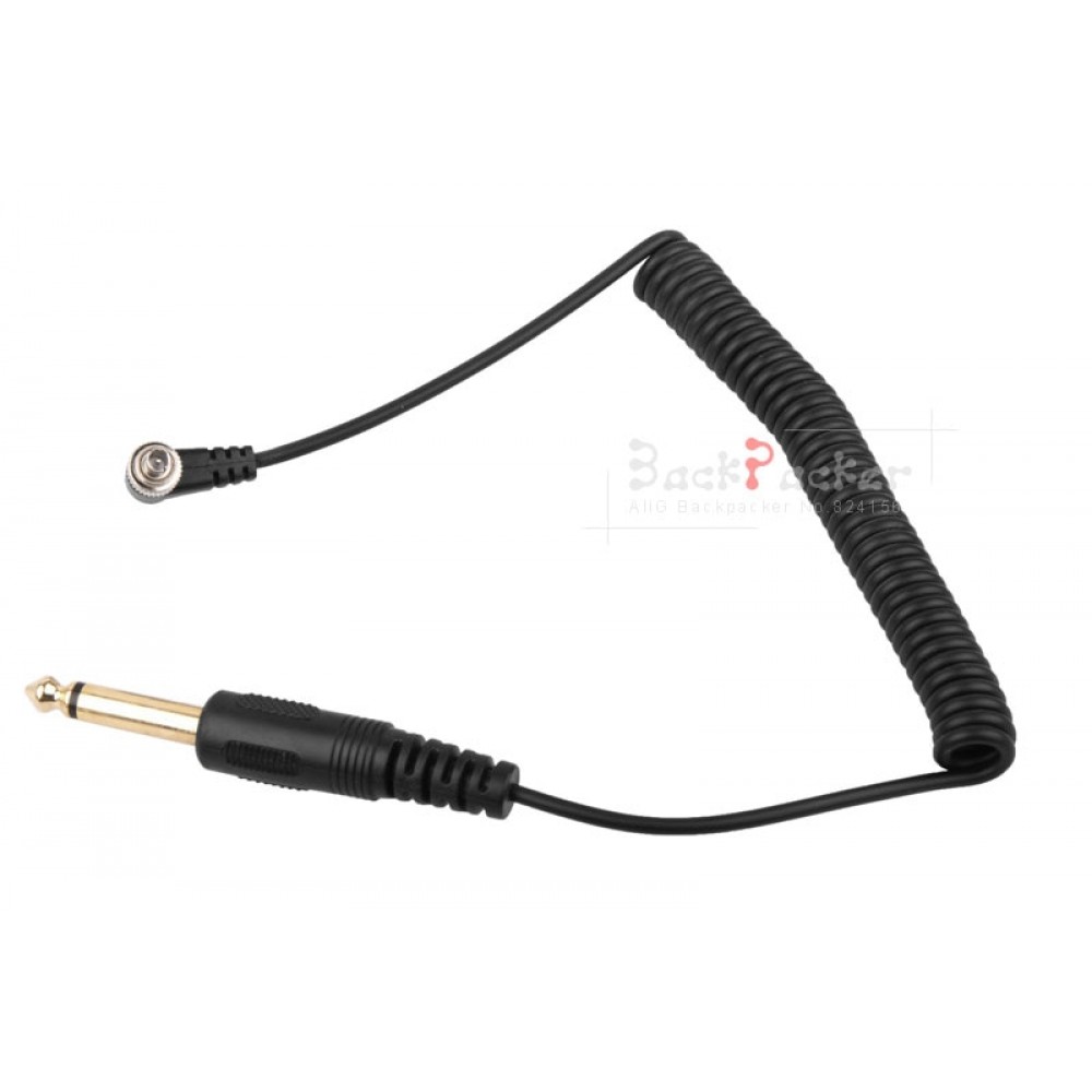 10pcs Accessories Male PC to 6.35mm Plug SYNC Cord Cable for Studio Flash Light RF 603 For Nikon D300s D300 D200 D100 D700