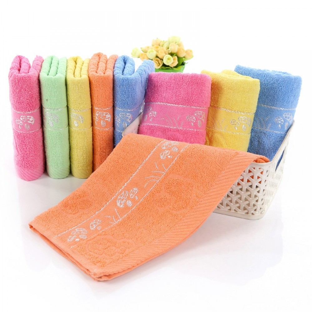 Fiber Bath Towel Solid Pink Soft Towel Home Hotel Towels Quick Absorbency High Quality