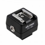 Viltrox FC-8N Wireless HotShoe Adapter Light control flash converter PC Sync Socket for Canon Nikon Pentax Yongnuo Oloong flash
