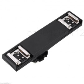 Dual Flash Hot Shoe TTL Off-Camera Speedlite Sync Cord Arm Bracket for Nikon D3400 D3300 D3200 D5500 D5300 D5200 D7000 D7100 D90