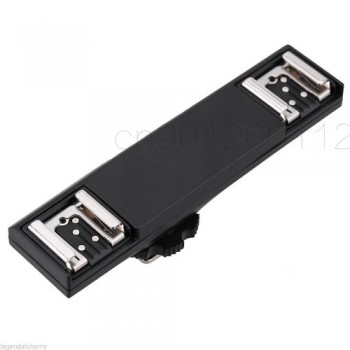 Dual Flash Hot Shoe TTL Off-Camera Speedlite Sync Cord Arm Bracket for Nikon D3400 D3300 D3200 D5500 D5300 D5200 D7000 D7100 D90