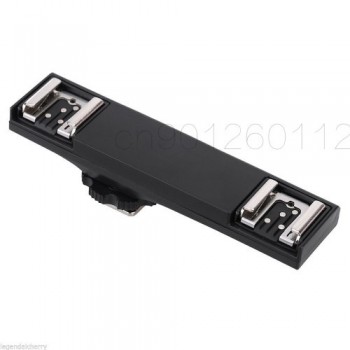 Dual Flash Hot Shoe TTL Off-Camera Speedlite Sync Cord Arm Bracket for Nikon D3400 D3300 D3200 D5500 D5300 D5200 D7000 D7100 D90