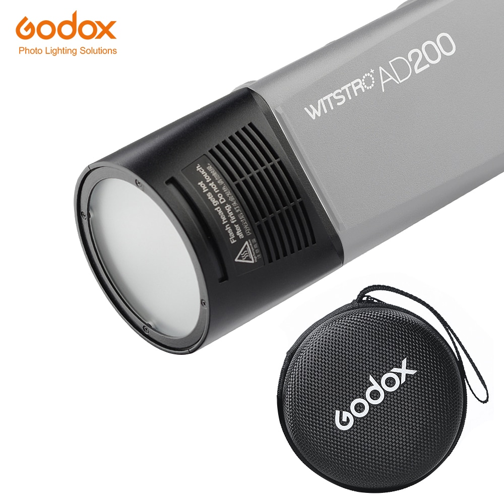 In stock!! Godox H200R Separation Studio Flash Head Extension Head Portable with Spiral Tube for Godox AD200 Flash