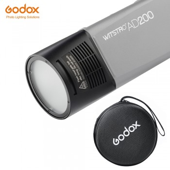 In stock!! Godox H200R Separation Studio Flash Head Extension Head Portable with Spiral Tube for Godox AD200 Flash