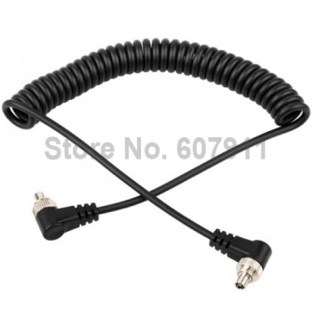 Male to Male M-M FLASH PC Sync Cable Cord w/ Screw Lock for canon for nikon DSLR camera SC-2 SC-5 SC-6 camera flash trigger
