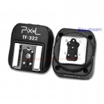 Flash Hot Shoe TF-322 to PC Sync Socket Convert Converter Adapter For Nikon Camera amp; i-TTL Speedlite