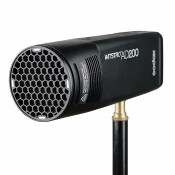 Godox AK-R1 Barn Door, Snoot, Color Filter, Reflector, Honeycomb, Diffuser Ball Kits for Godox AD200 and H200R Round Flash Head