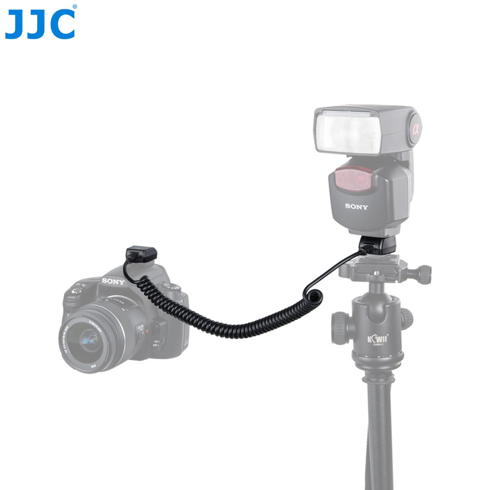 JJC 1.3m TTL Off Camera Flash Cords Hot Shoe Sync Remote Cable for SONY ALPHA Series amp; Minolta Maxxum series Camera with Flash