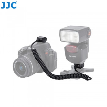 JJC 1.3m TTL Off Camera Flash Cords Hot Shoe Sync Remote Cable for SONY ALPHA Series amp; Minolta Maxxum series Camera with Flash