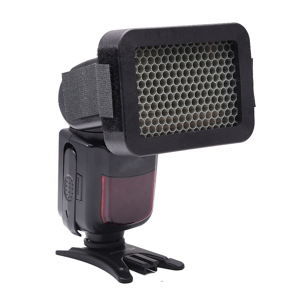 SETTO 1/8-Inch Universal Honeycomb Grid for External Camera Flashes 1/8 Honeycomb Grid