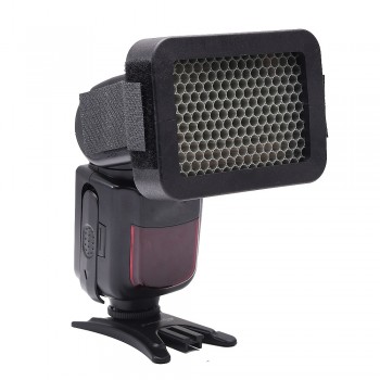 SETTO 1/8-Inch Universal Honeycomb Grid for External Camera Flashes 1/8 Honeycomb Grid
