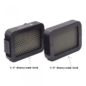 SETTO 1/8-Inch Universal Honeycomb Grid for External Camera Flashes 1/8 Honeycomb Grid