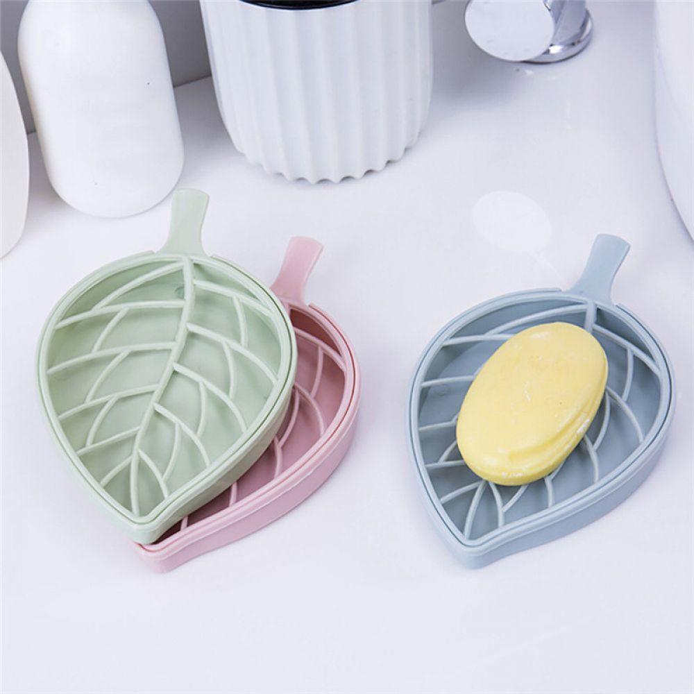 Hot Sale 2018 Bathroom Accessories Home amp; Living Leaf Shape Soap Box Dish Storage Plate Tray Holder Case Container