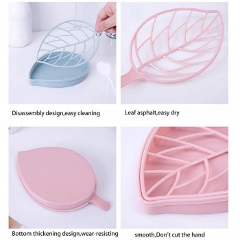 Hot Sale 2018 Bathroom Accessories Home amp; Living Leaf Shape Soap Box Dish Storage Plate Tray Holder Case Container