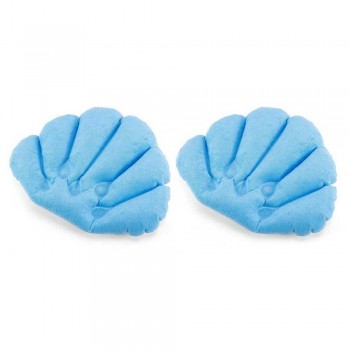 1PC For Women 40*30cm Home Bathroom Inflatable Spa Bath Pillow Head Back Neck Cushion Bathtub Relaxing Random Color 1080D