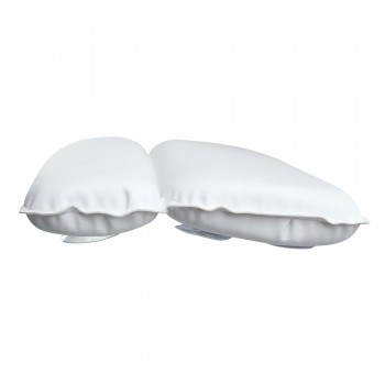 1 Pcs Spa Bath Pillow Powerful Suction Cups Soft Neck Pillow 2-Panel Design for Shoulder Neck Support Bathroom Accessories