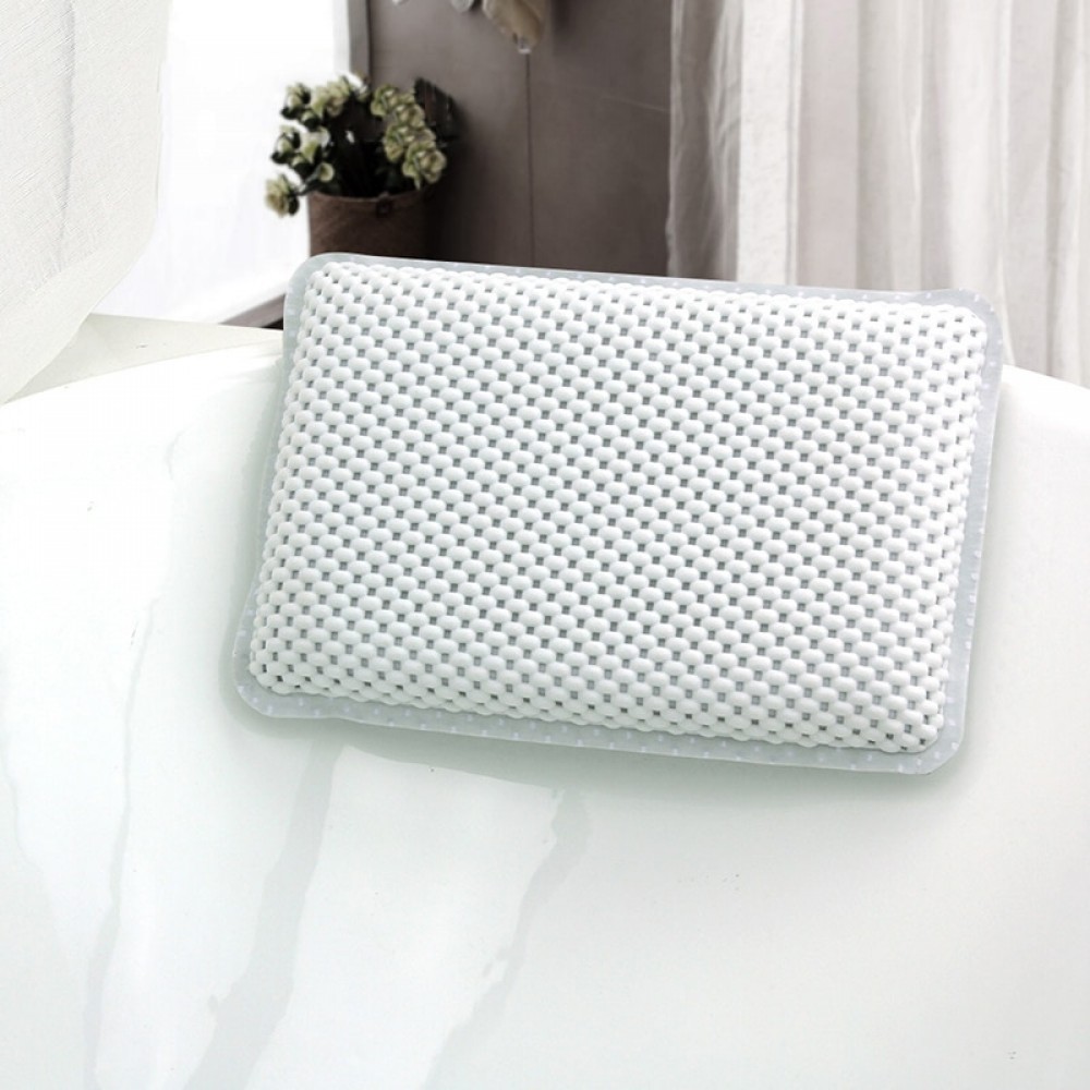 High quality PVC foam sponge bathtub waterproof pillow bathroom bathtub shampoo suction cup bathtub pillow bathroom accessories