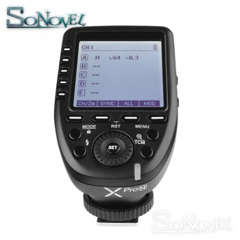 Godox Xpro-N i-TTL II 2.4G X System Wireless Flash Trigger with 3x X1R-N Wireless Receiver for Nikon D810 D850 SB5000 910 Flash