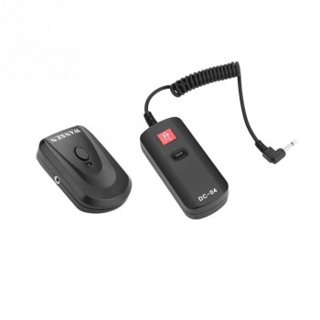 WanSen DC-04 4 Channels Wireless Radio Studio 1 transmitter + 1 receivers Flash Trigger Set 3.5 to 6.35 Plug Adapter for Strobe