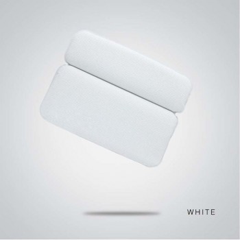 Bathtub Pillow Soft Non-toxic PVC Foam Sponge Neck Support Pillows Non-slip Suction Cups Quick Drying