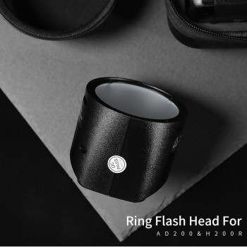 Godox H200R Ring Flash Head Separation Extension Head Portable with Spiral Flash for Godox AD200 Flash