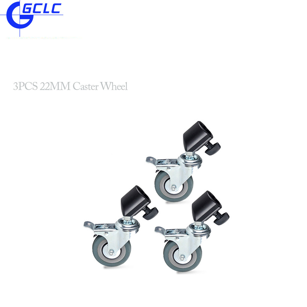 XINGSHETU Photography Studio Accessory 3PCS Photo Studio Heavy Duty Universal Caster Wheel For Photo Studio Light Stands